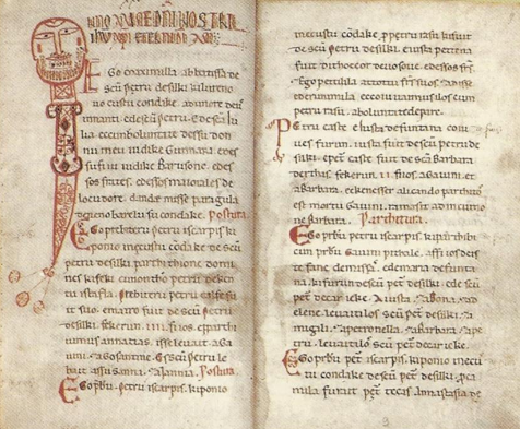 Premiers documents administratifs  en sarde. Condaghe di San Pietro di Silki (Sassari, 1065-1180)