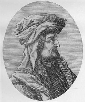 Leonardo Bruni (1369–1444) (Alfred Gudeman: Imagines philologorum, Berlin/Leipzig 1911, S. 1)